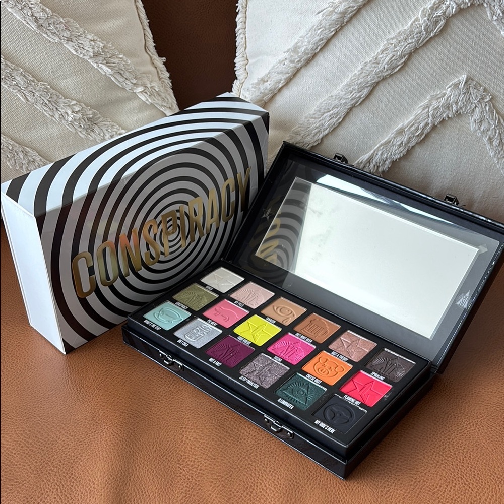 Jeffree Star Conspiracy Eyeshadow Palette - Colorful Shades, NWT, Discontinued
